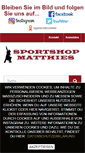 Mobile Screenshot of matthies-sport.de